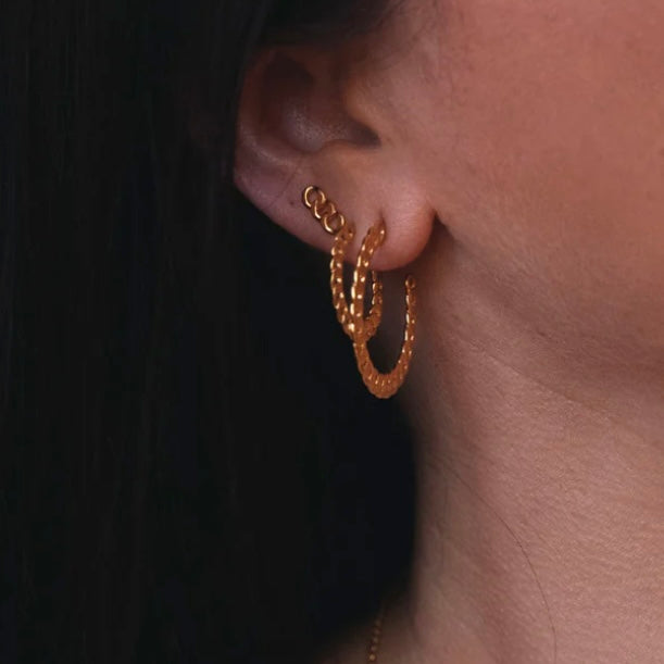 Sofie Schwartz - Earrings Gold plated