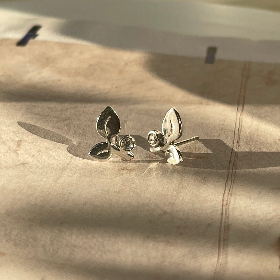 Amber - Earrings Silver
