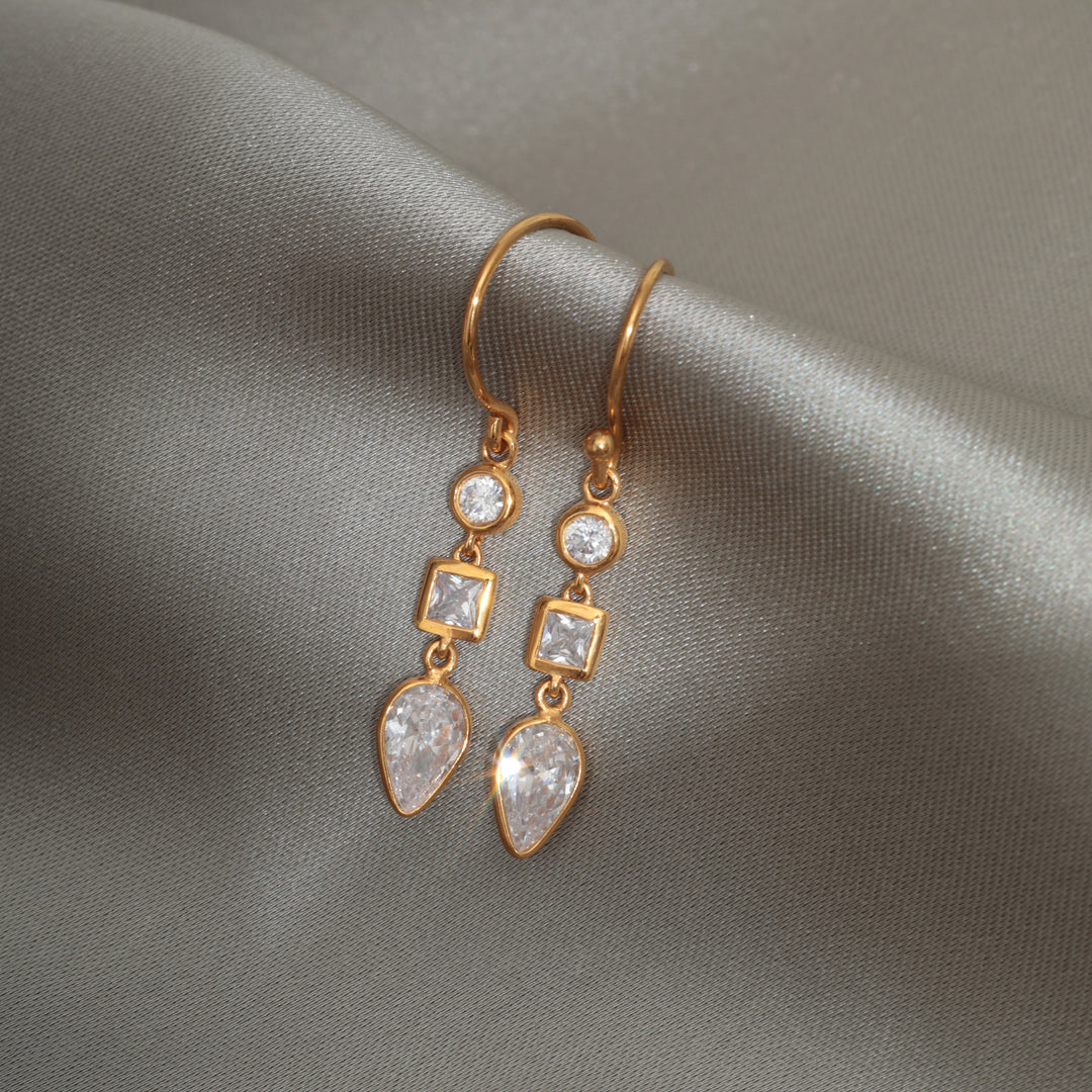 Aya - Earrings Gold plated