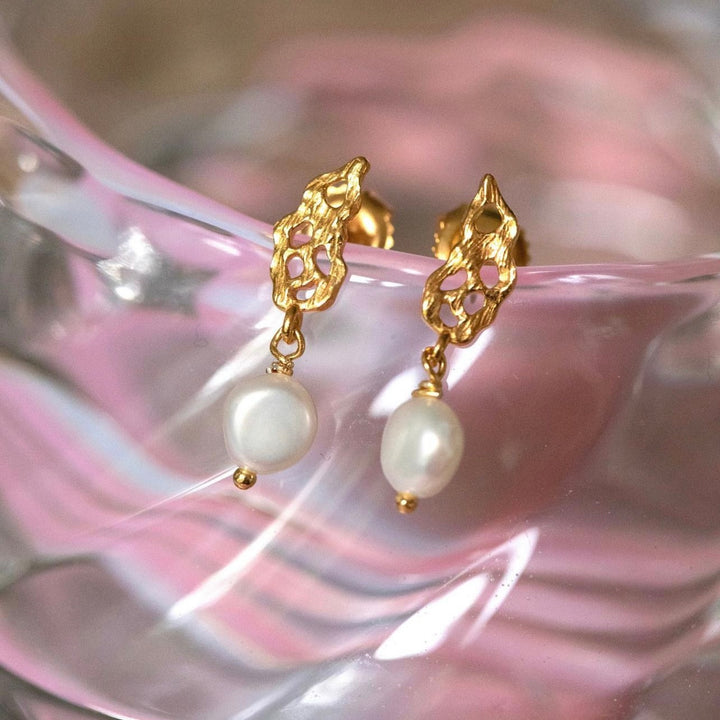 HOLLY - Small earrings Gold plated