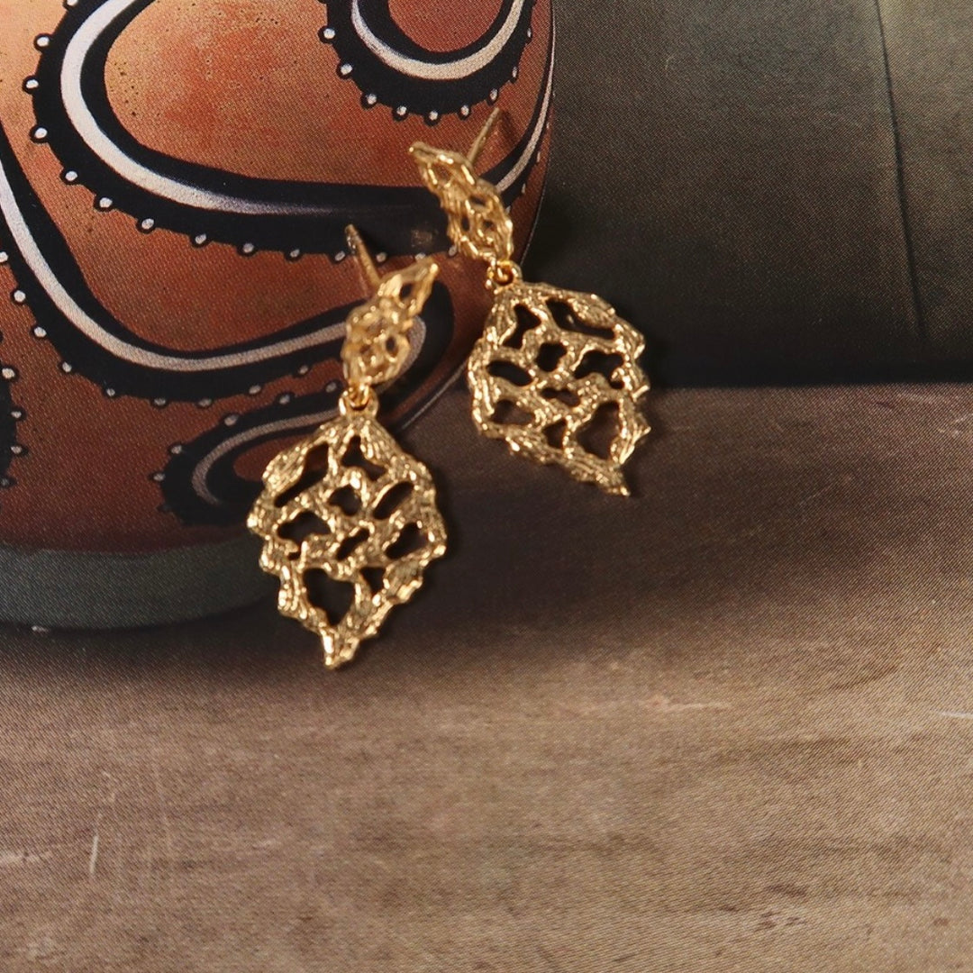 HOLLY - Earrings Gold plated