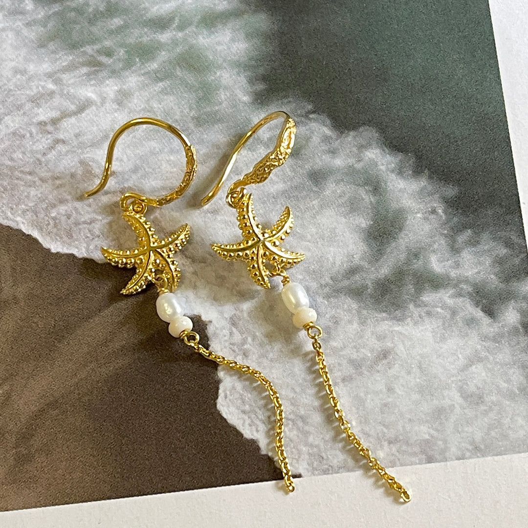 Marina - Earrings Gold plated