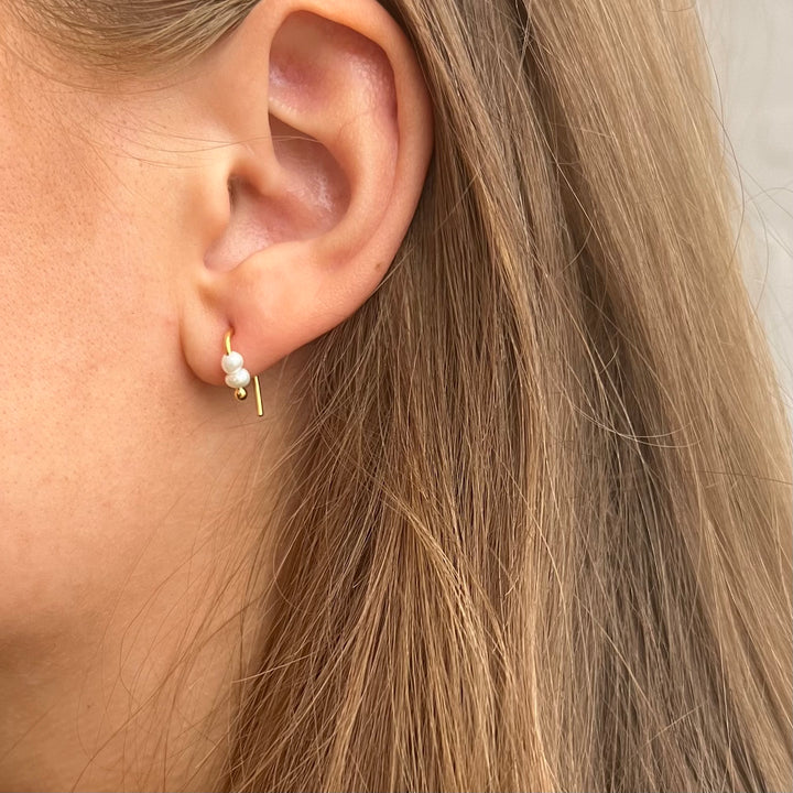 Dashing small - Earring Gold plated