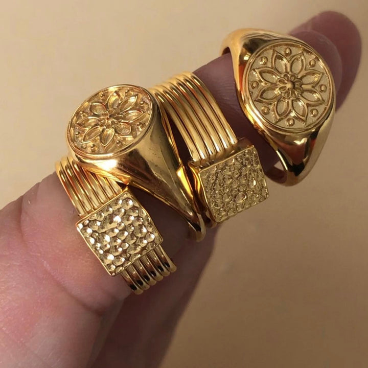 SIMONE WULFF - Ring Gold Plated