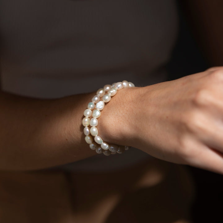 Passion - Pearl bracelet Gold plated