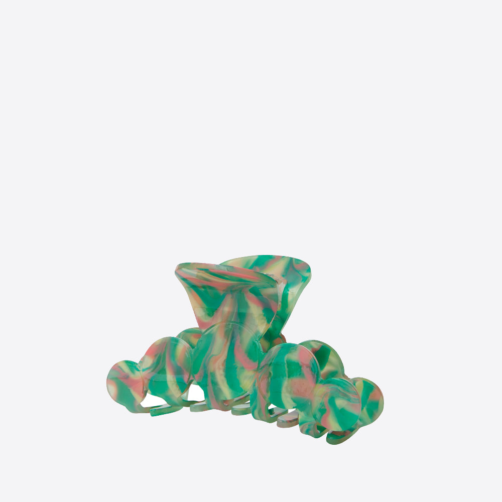 Emma Hair claw - Green and Pink