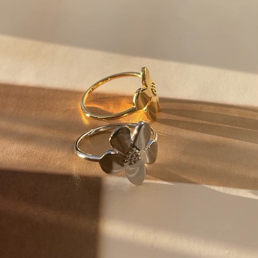 Pansy - Ring Gold Plated