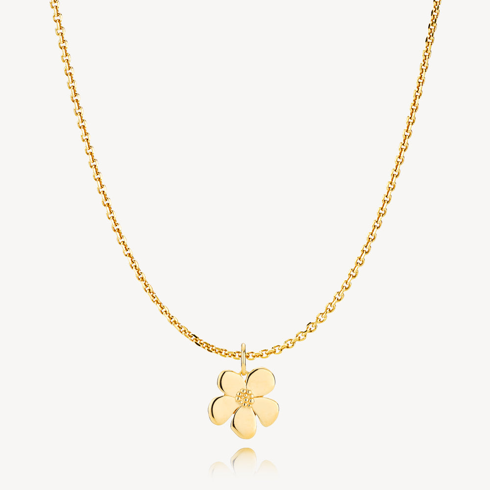 Pansy - Chain with pendant Gold plated