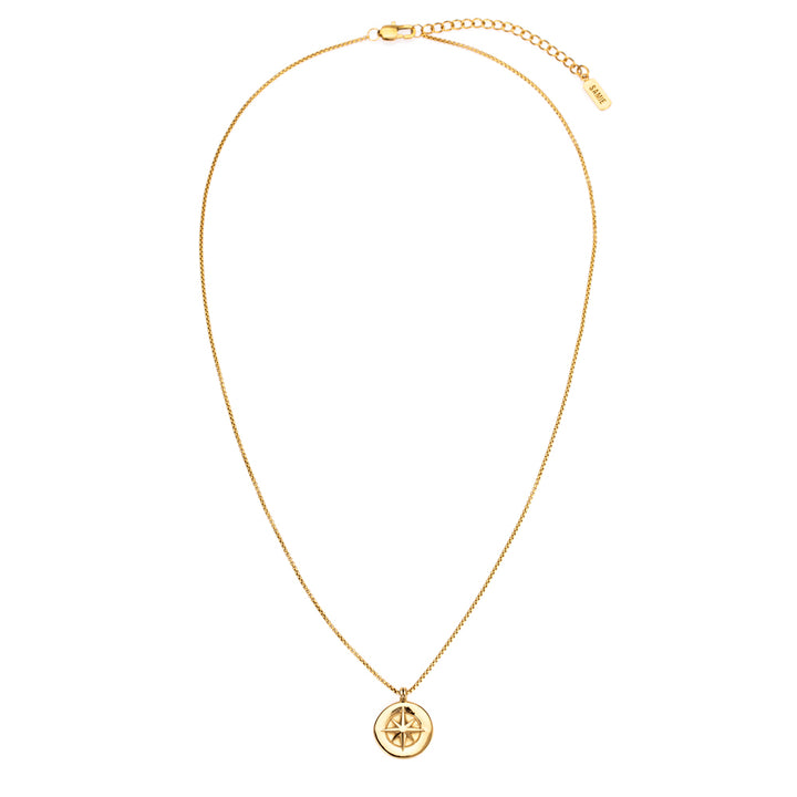 Compass - Necklace Gold plated
