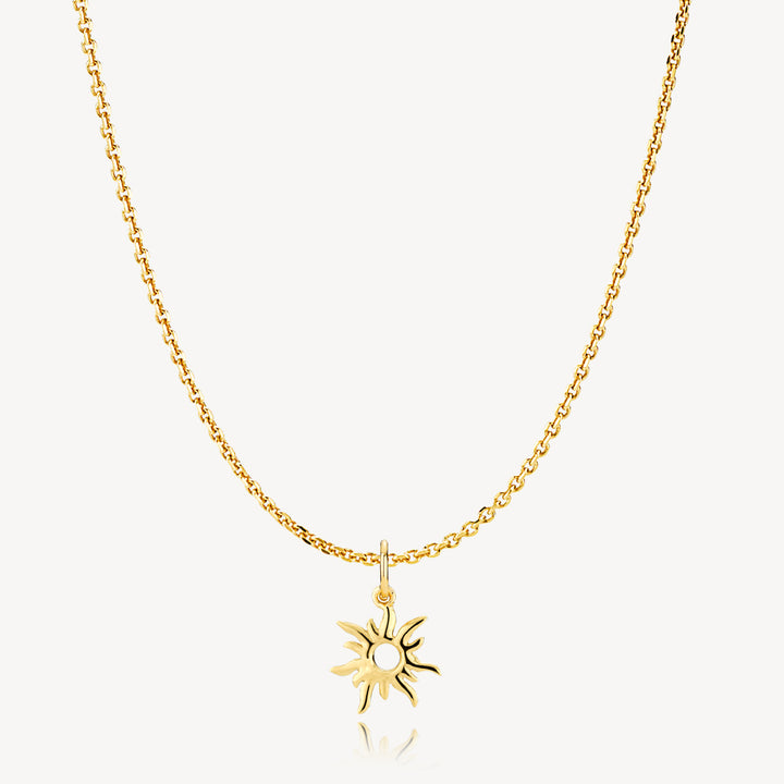 Universe - Necklace with pendant Gold plated