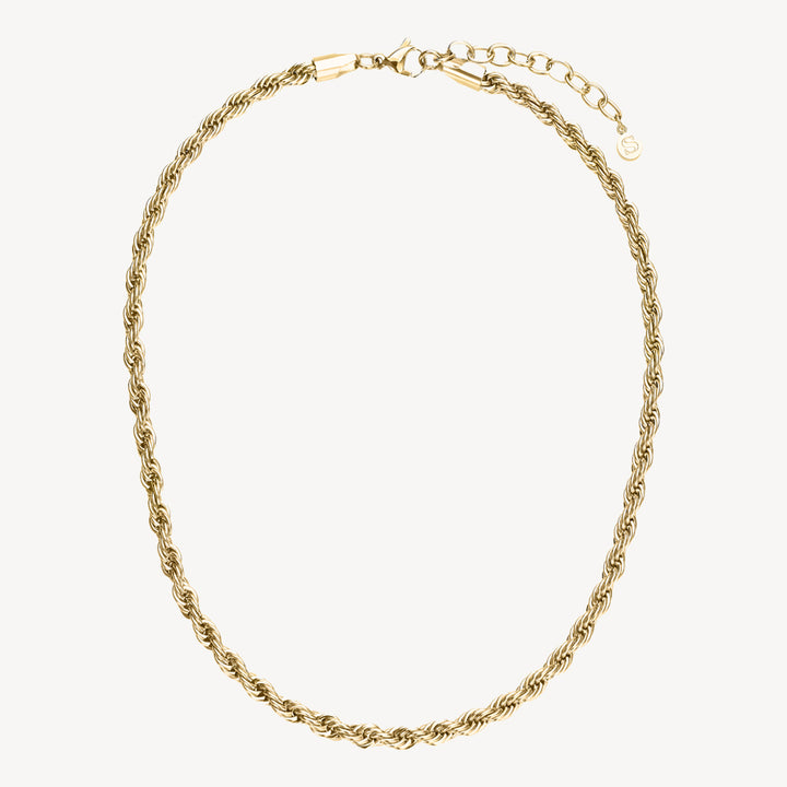 Rope - Necklace Gold-plated