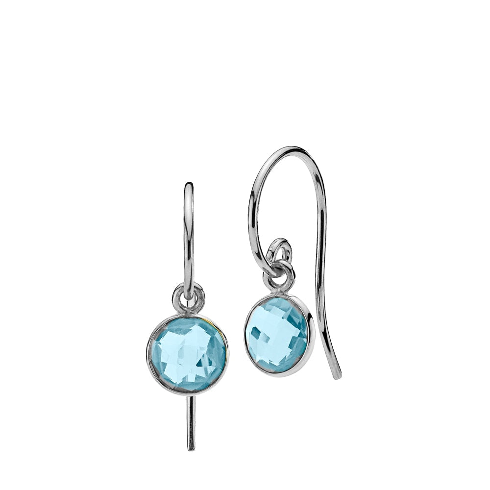 PRIMA DONNA - Earrings Silver &amp; Aqua blue