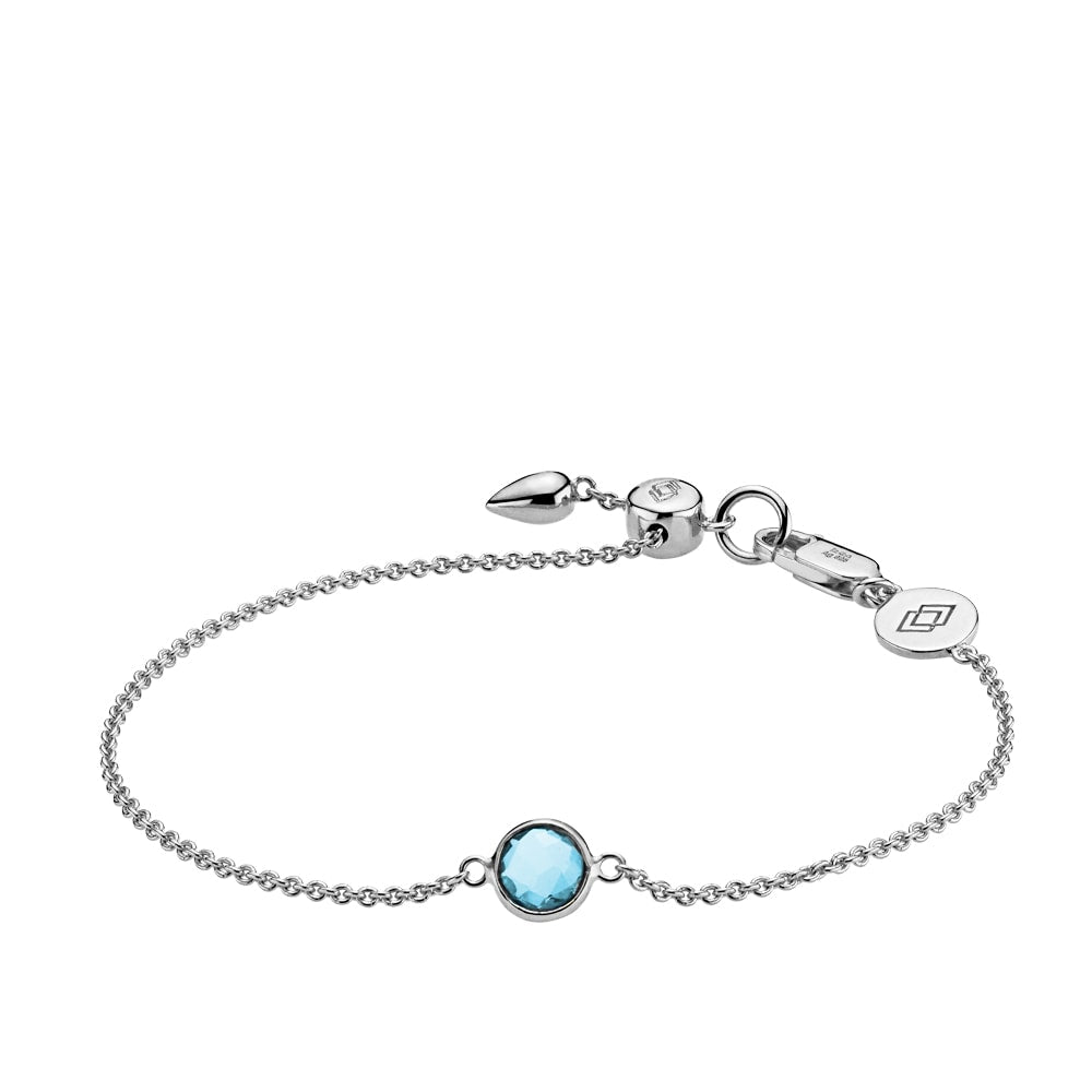 PRIMA DONNA - Bracelet Silver &amp; Aqua blue