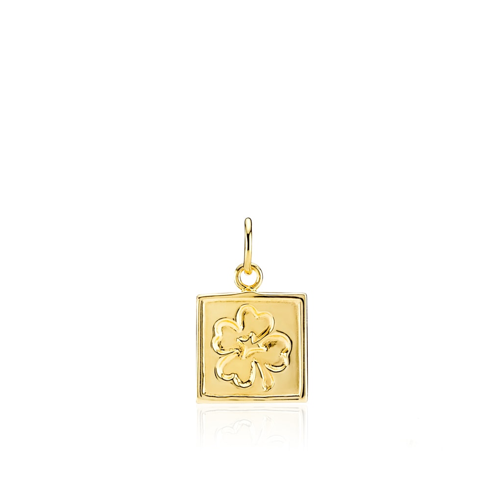 SIMONE WULFF - Clover Pendant Gold Plated
