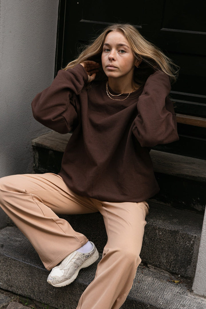 Sistie Fashion - Brown Sweatshirt