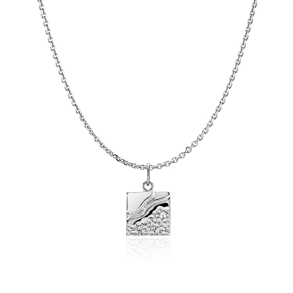 SIMONE WULFF - Basic necklace Water Silver