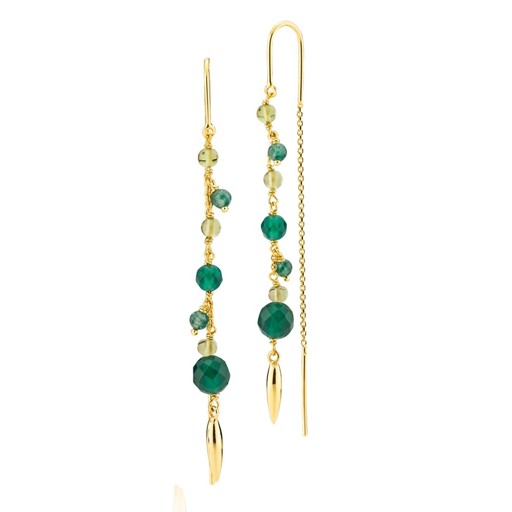 Majesty - Long Earring Gold Plated