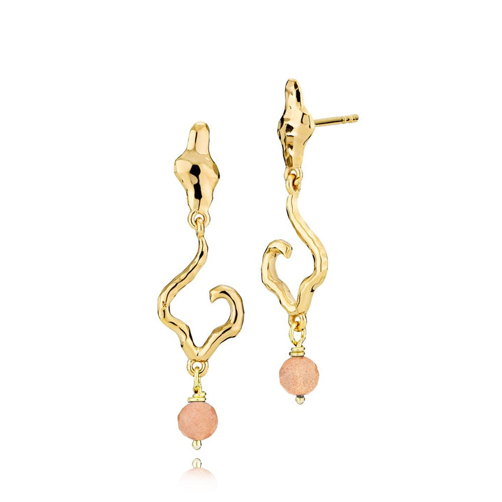 Louisa - Earrings Pink Gold Plated
