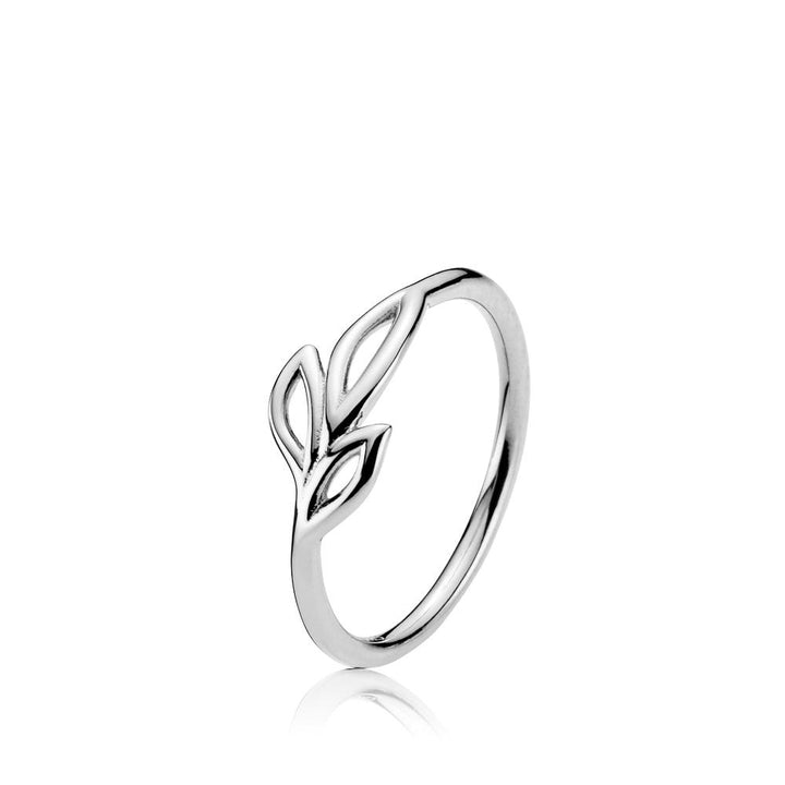 DREAMY - Ring shiny rhodium pl. recycled silver