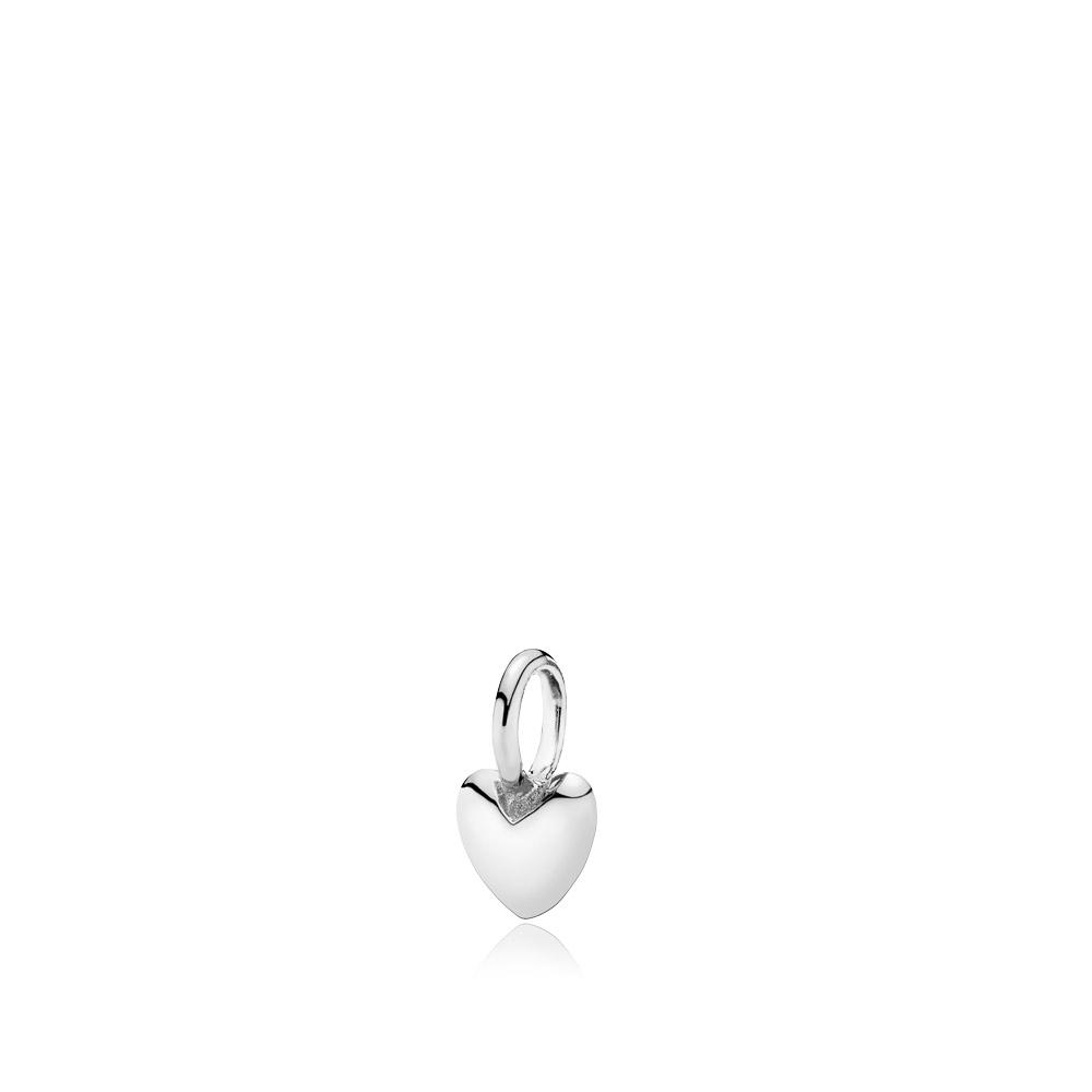 SOULHEART - Pendant shiny white silver