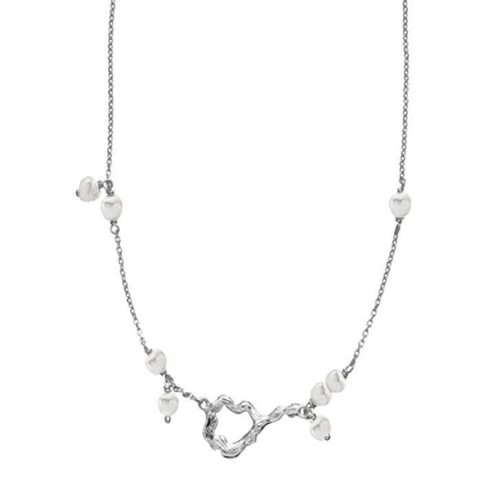Lärke Bentsen x Sistie - Necklace Silver with freshwater pearl