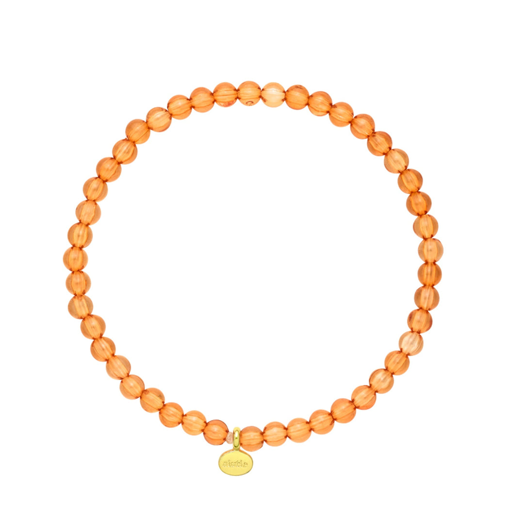 Poppy - Chunky Bracelet Orange trans