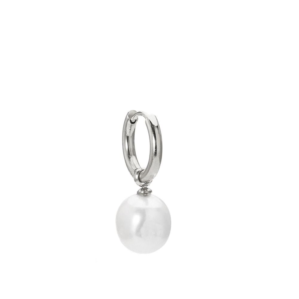 Baroque - Earrings with pearls Steel