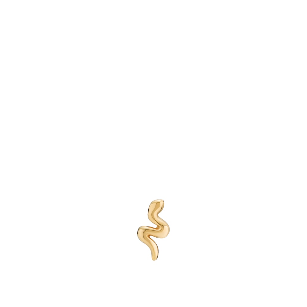 Petite snake - Earrings Gold plated