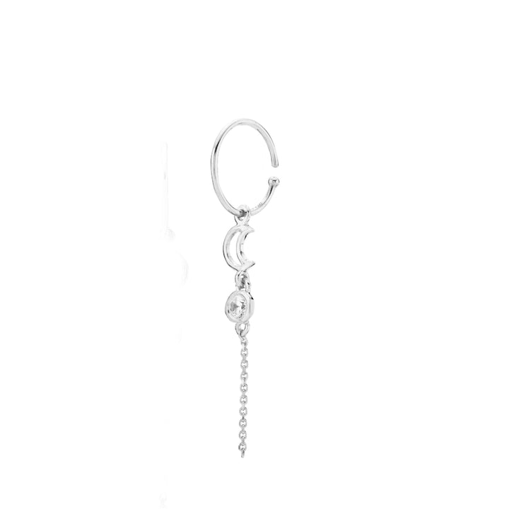 Metis - Earring Silver with zircon
