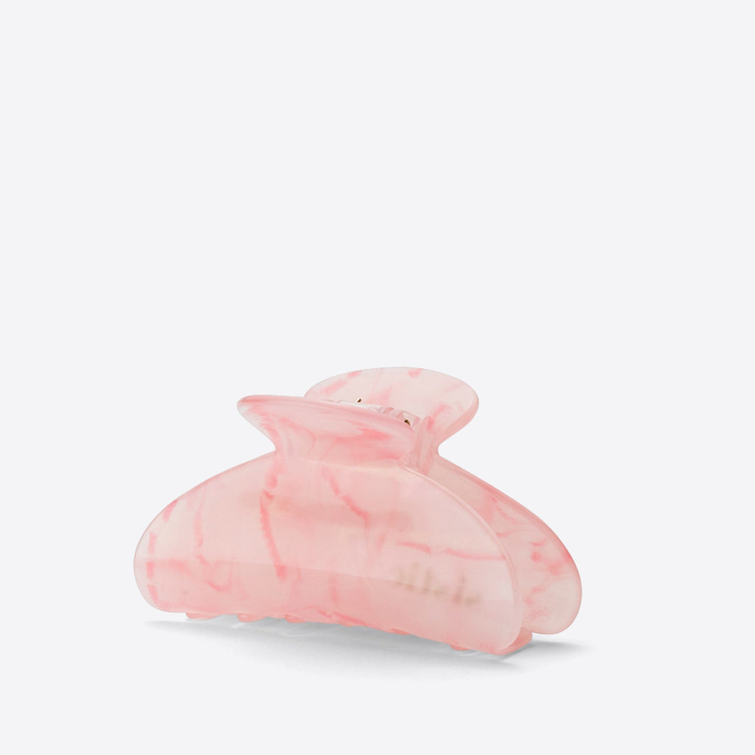 Carla hair clip - pink and white