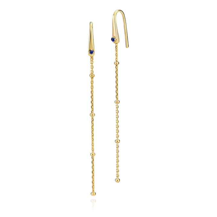 Anabel x Sistie - Chain earrings Gold-plated