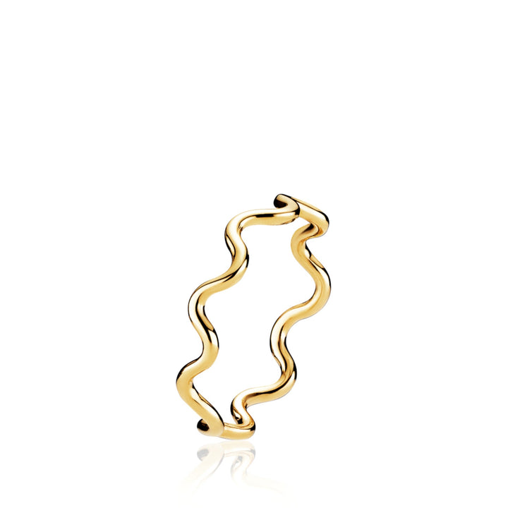 Young One Snake - Slim Ring Gold Plated