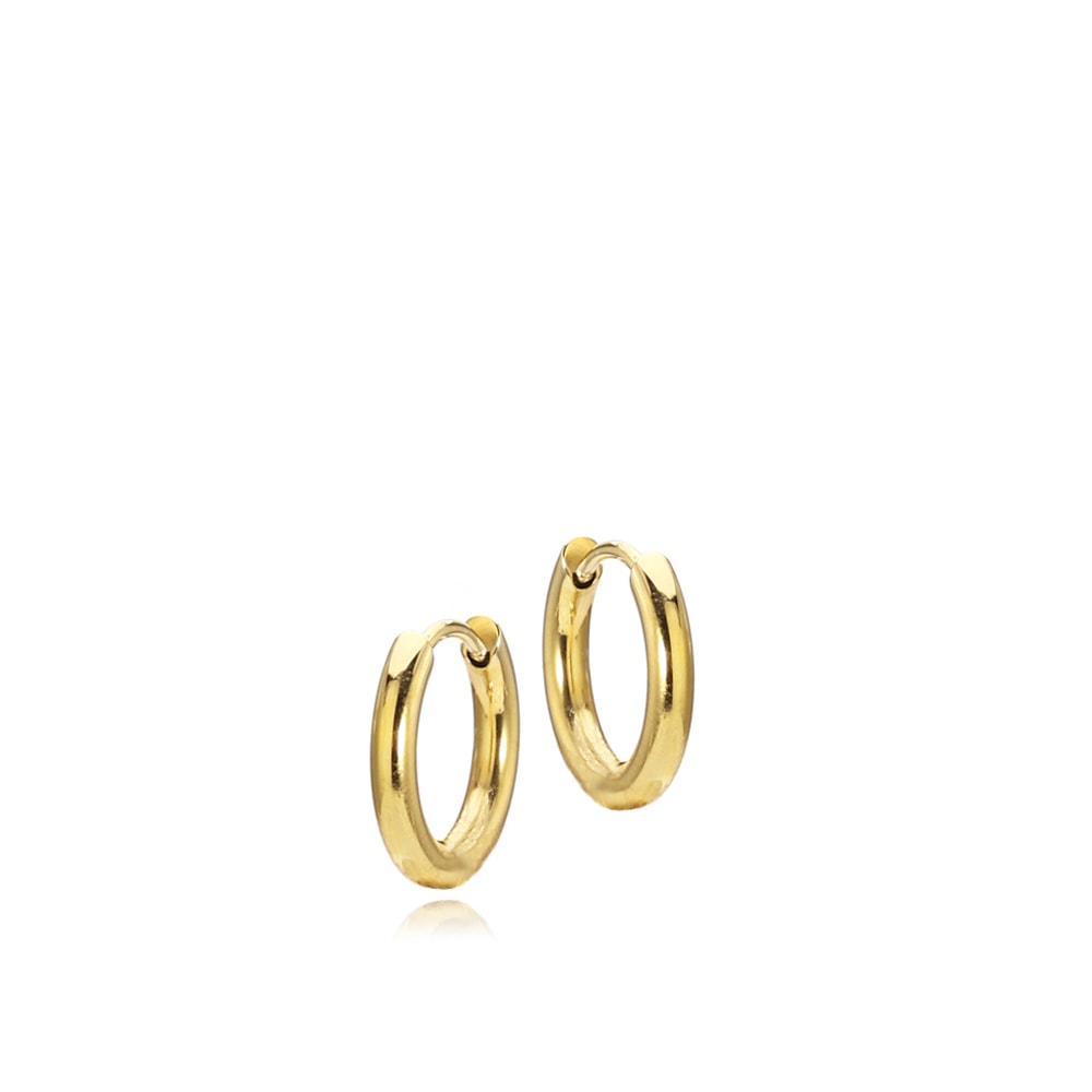 Hoops - Earrings Gold plated