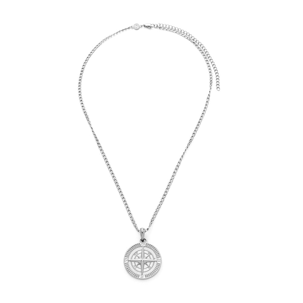 Samie - Necklace with medallion Steel