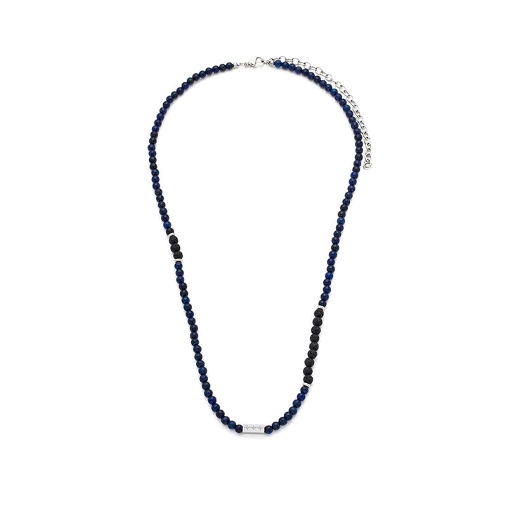 Evolution - Necklace with blue pearls