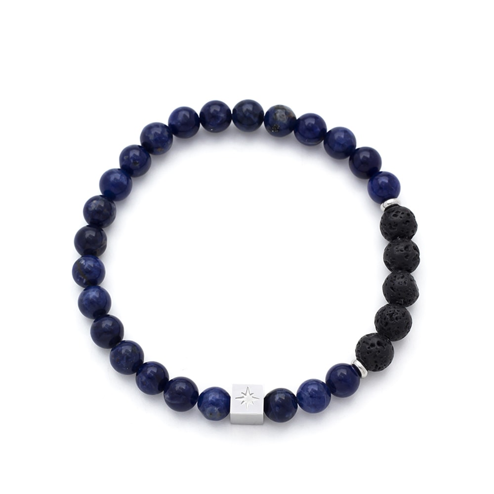 Loui - Bracelet with blue beads