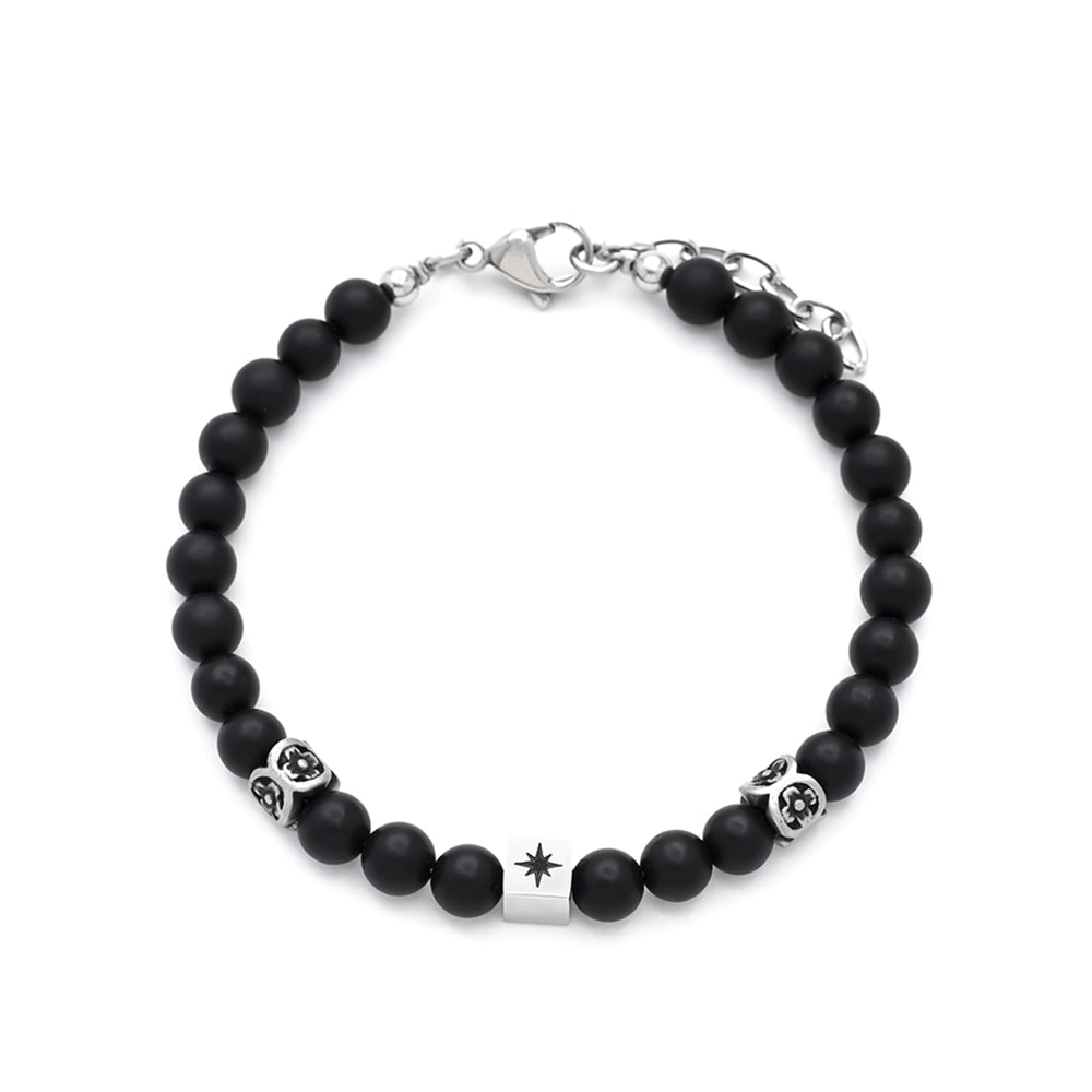 Nohr - Bracelet with black pearls