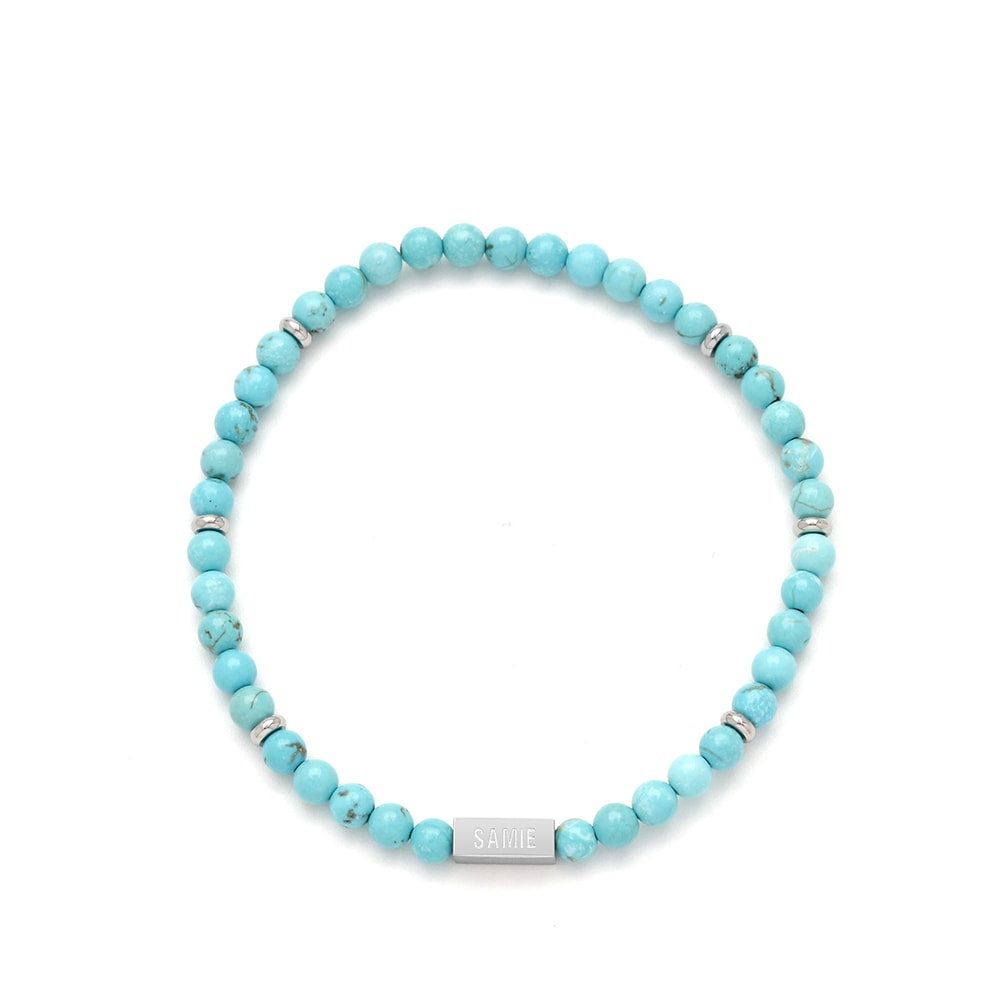 Matheo - Bracelet with turquoise beads