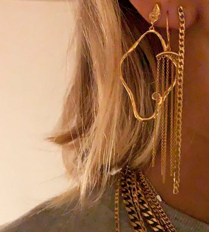 BECCA - Earrings Goldplated silver