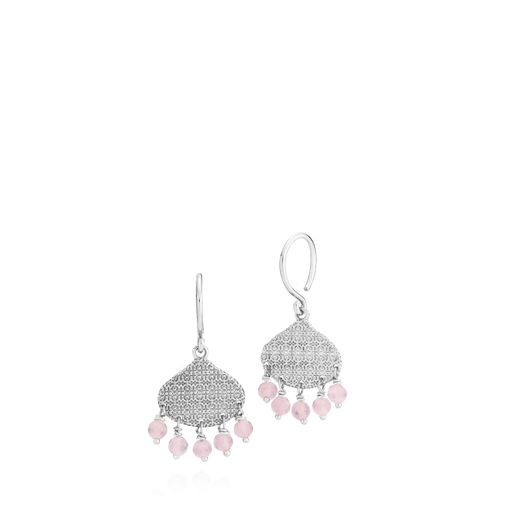 Boheme - Earring pink Silver