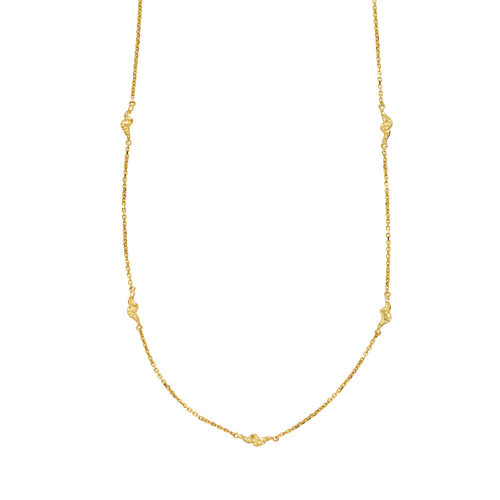 SILKE X SISTIE - Necklace gold-plated recycled silver