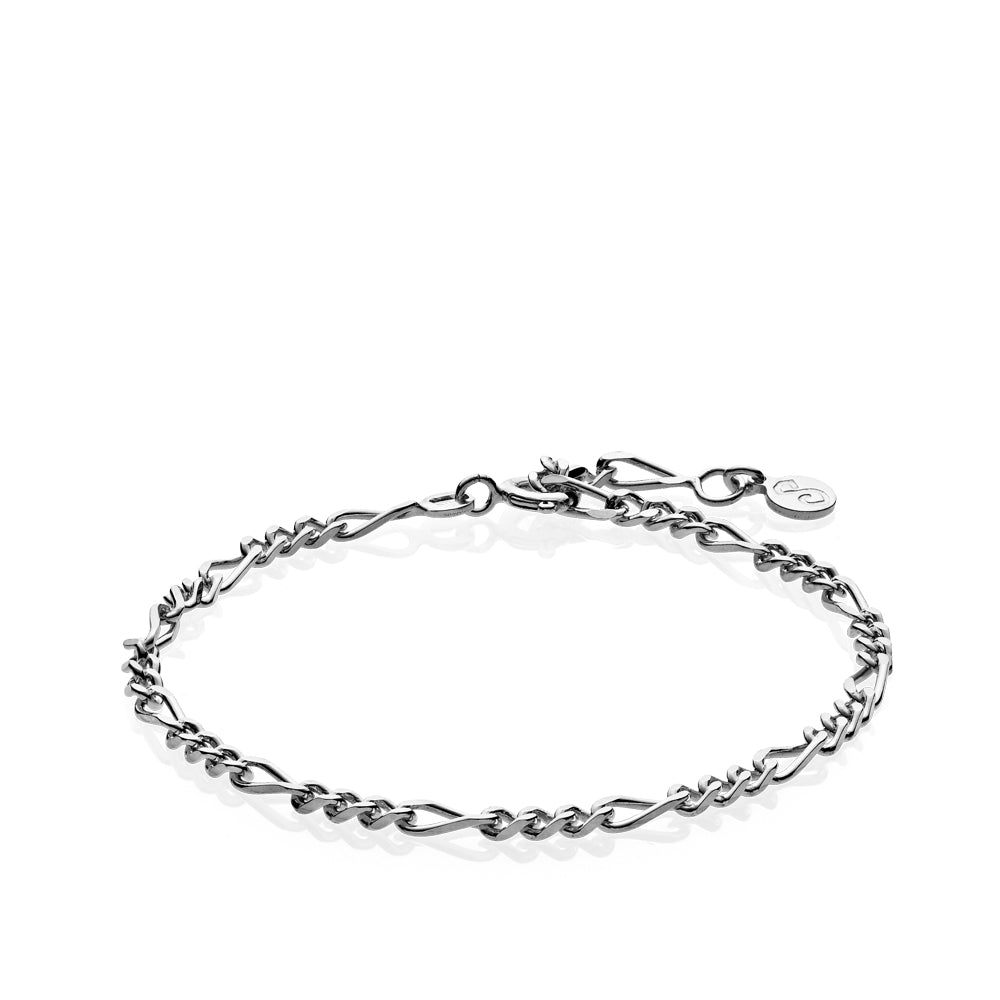 LIZZY - Bracelet shiny rhodium pl. Silver