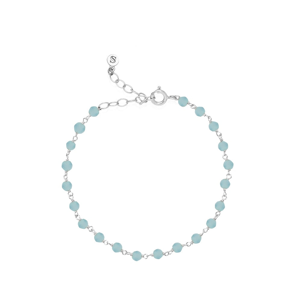 Boheme - Bracelet blue Silver