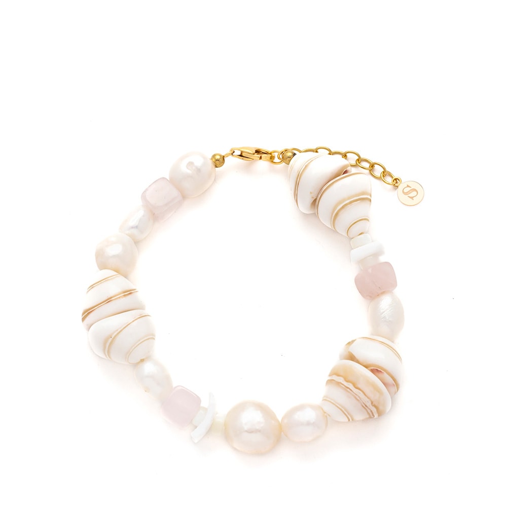 Kora - Pearl bracelet Gold plated